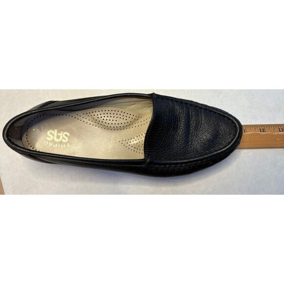 SAS Simplify Tripad Comfort Black Leather Pinch Toe Loafer Shoes Women Sz 8 est - Picture 7 of 14
